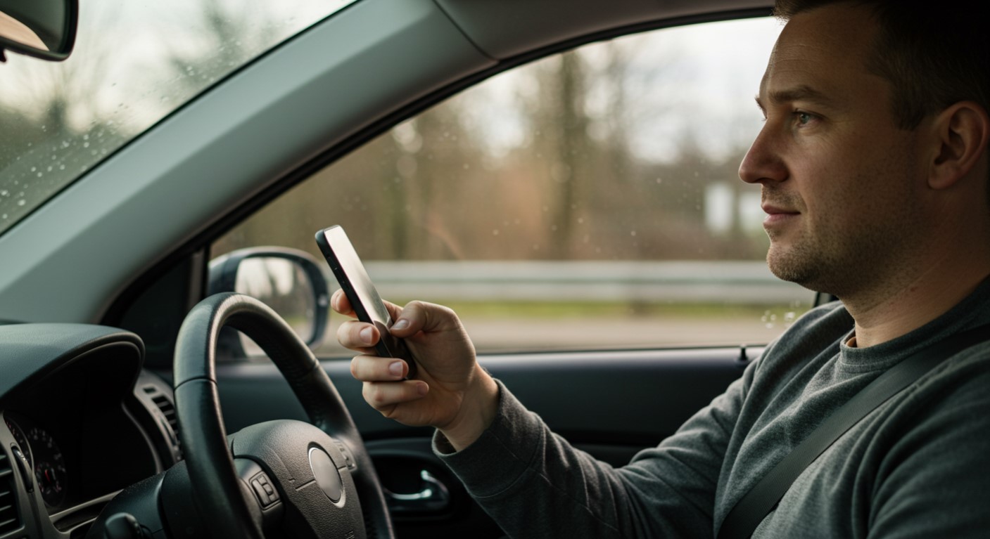 Using a Mobile Phone While Driving