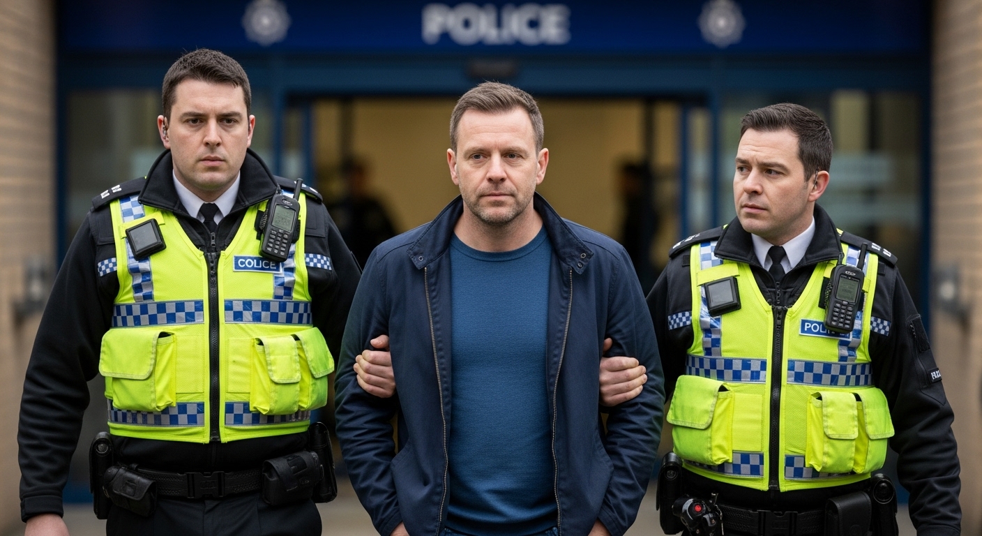 Arrival at the Police Station